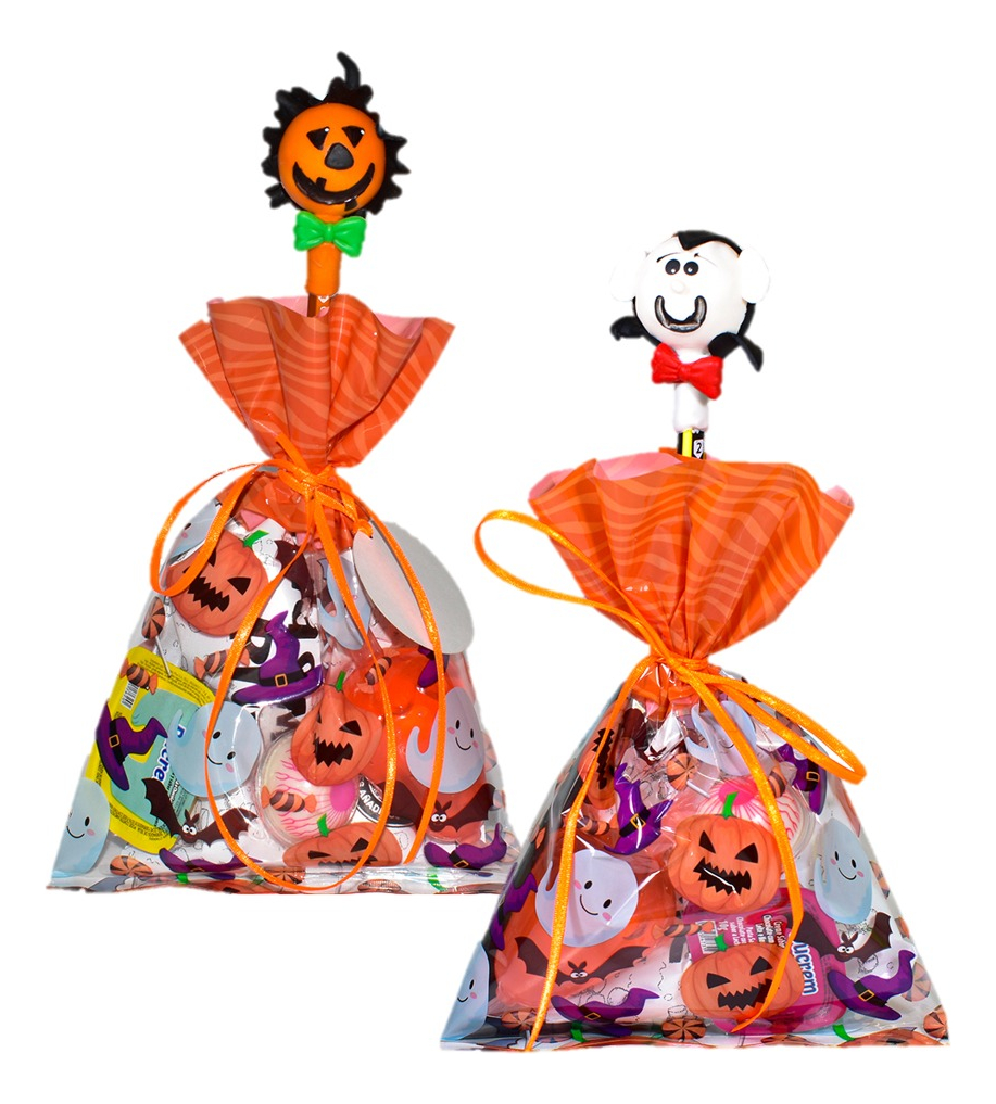 Bolsa Halloween Con Dulces Y Lápiz 60 g X 2 Uds